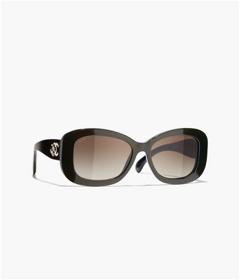 chanel rectangle acetate sunglasses|rectangle sunglasses with side lenses.